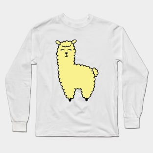 Smiling llama Long Sleeve T-Shirt